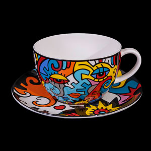 Billy the Artist teacup and saucer : Together