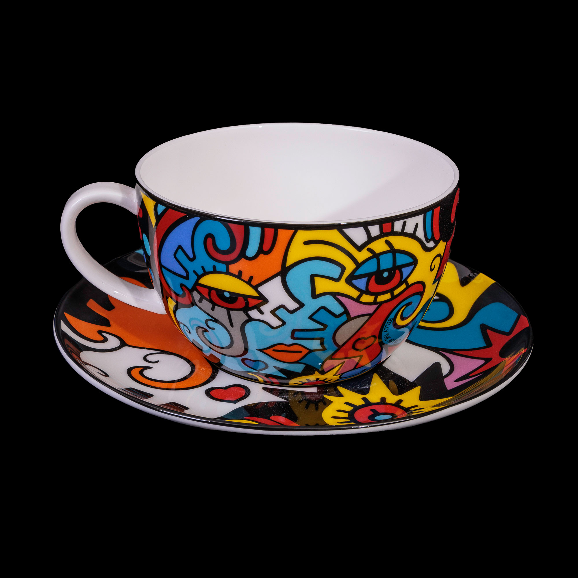 Billy the Artist big teacup and saucer : Together (Goebel)