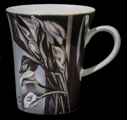 Mug Tamara de Lempicka en porcelaine : Les arums, détail n°1