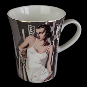 Goebel : Tamara de Lempicka porcelain mug : Portrait of Mrs Allan Bott