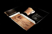 Set café expresso Leonardo Da Vinci, Hombre de Vitruvio (caja)