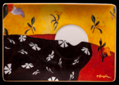 Sous-tasse Paul Gauguin, Femme à la mangue