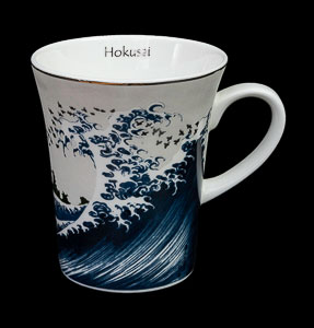 Goebel : Hokusai porcelain mug : The Great Wave of Kanagawa II