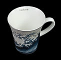 Mug Hokusai, en porcelana : La gran ola de Kanagawa II, detalle n°4