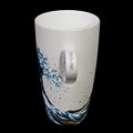 Mug Coffee-To-Go Hokusai, en porcelana : La gran ola de Kanagawa, detalle n°3