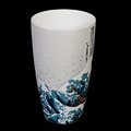 Mug Coffee-To-Go Hokusai, en porcelana : La gran ola de Kanagawa, detalle n°4