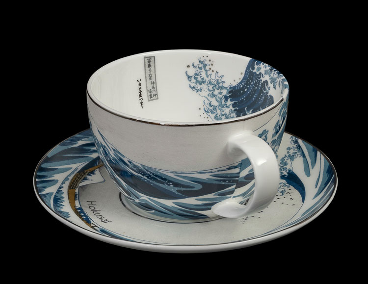 Mug en porcelaine fine Hokusaï, Achat de Thé en ligne