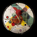 Kandinsky round wall clock : Circles in the circle, Goebel