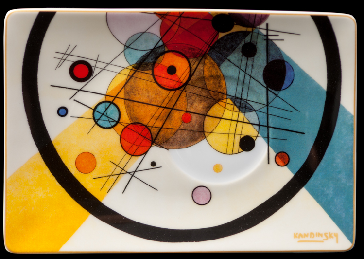 Ewell martes Apropiado Taza y platillo Vassily Kandinsky : Círculos en el círculo