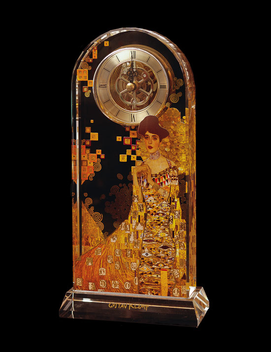 Gustav Klimt desk clock : Adele Bloch, Goebel