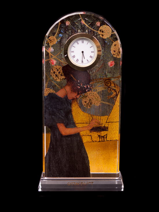 Gustav Klimt desk clock : Music, Goebel