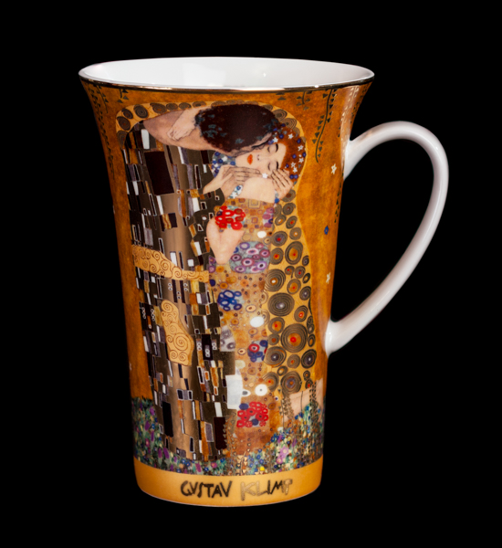Gustav Klimt Porcelain mug, The kiss (Goebel)