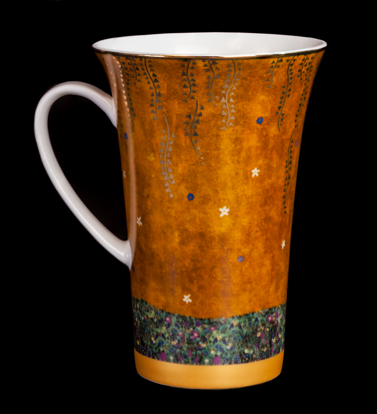 GOEBEL Klimt Thermobecher Dame mit Fächer NEU/OVP Design Mug to Go 0,5L Deko 
