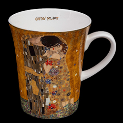 Goebel : Gustav Klimt mug : The kiss (classic)