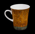Gustav Klimt Porcelain mug, The kiss (classic)