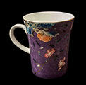 Mug en porcelaine Gustav Klimt, La dame à l'éventail