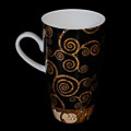 Mug Coffee-To-Go Gustav Klimt, en porcelana : El árbol de la vida, detalle n°3