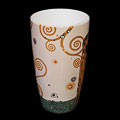 Mug Coffee-To-Go Gustav Klimt, en porcelana : El beso, detalle n°4