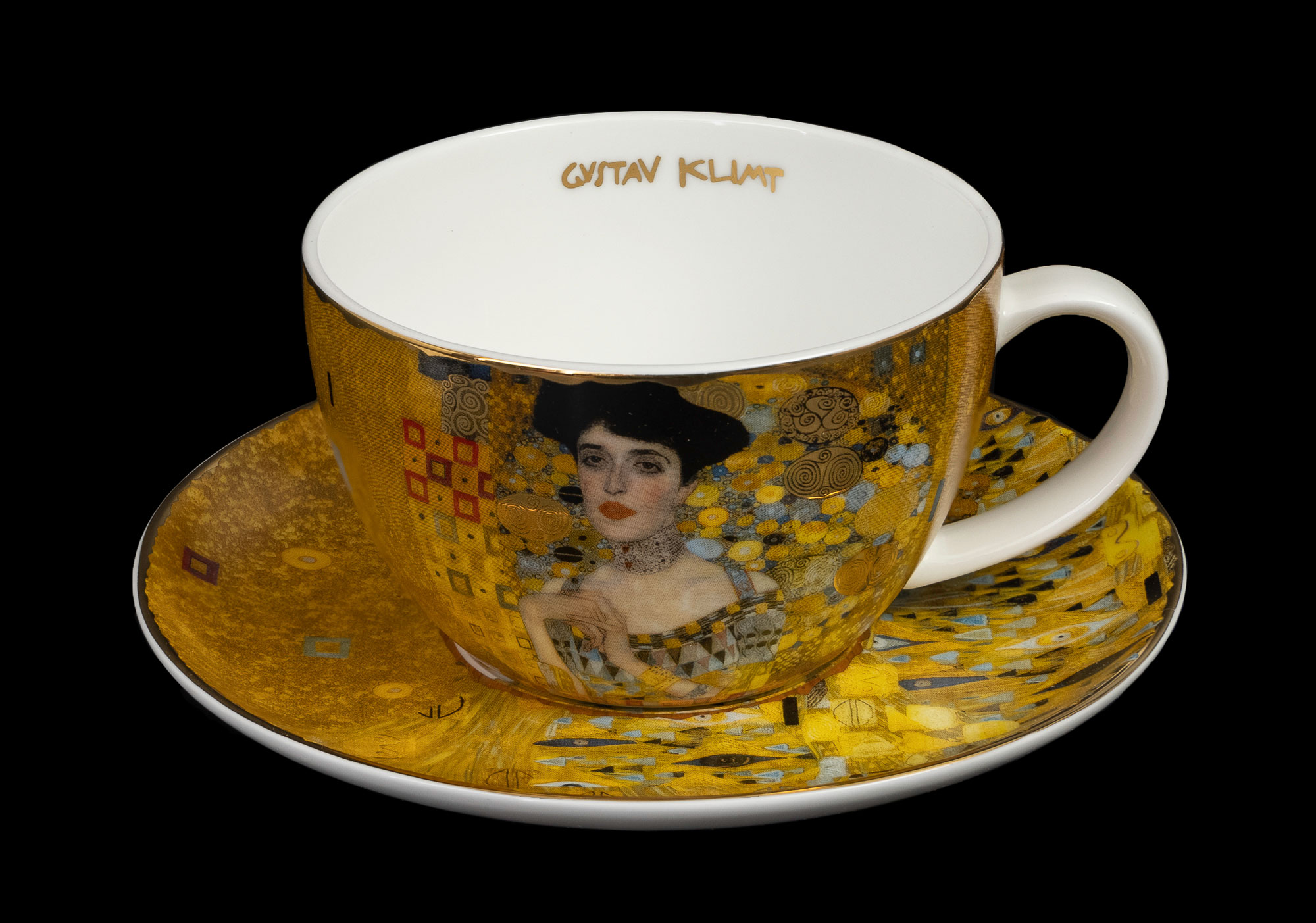 Gustav Klimt Adele Bloch-Bauer Tasse Geschenk Karton 0,45L 1.Wahl Becher Cup 