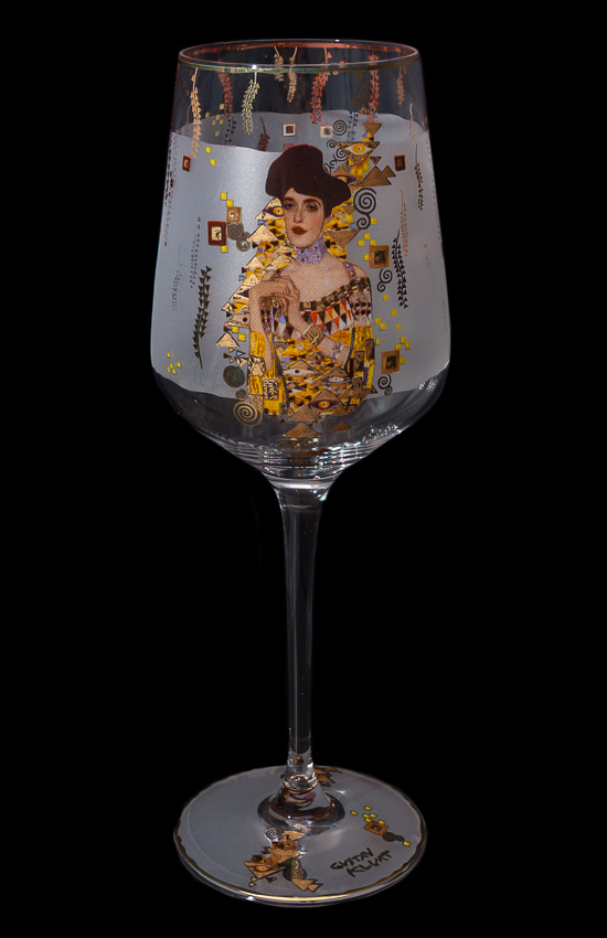 Gustav Klimt Wine Glass : Adèle Bloch