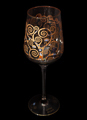 Verre à vin Klimt : L'arbre de vie (Goebel), détail n°1