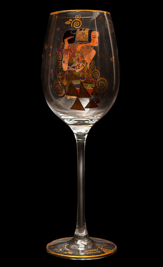 Gustav Klimt Wine Glass : Adle Bloch