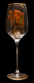 Gustav Klimt Wine Glass : Fulfillment (Goebel)