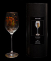 Bicchiere di vino Gustav Klimt : Fulfillment (Goebel), dettaglio n3