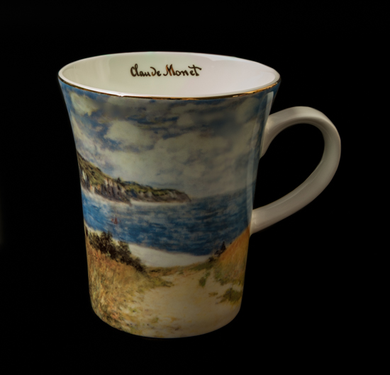 Mug Claude Monet, in porcellana : Chemin dans les blés