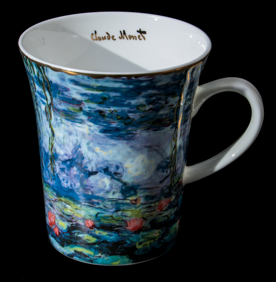 Mug Claude Monet, in porcellana : Nymphea mattina