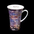 Mug Claude Monet en porcelaine : Nympheas soir