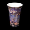 Mug Claude Monet, en porcelana : Nympheas tarde, detalle n°2