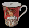 Mug Alfons Mucha, en porcelana : Otoño