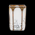 Porta-candela in vetro Alfonse Mucha : Estate