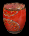 Alfonse Mucha glass or candle jar : Fall