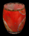 Alfonse Mucha glass or candle jar : Fall