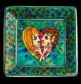 Set de 3 copelas en porcelana James Rizzi : Love (Detalle 2)