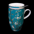 Mug de porcelana con infusor de t Vincent Van Gogh, Rama de almendro