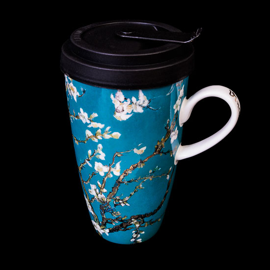 Mug Coffee-To-Go Vincent Van Gogh, in porcellana : Ramo di mandorlo