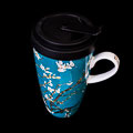 Mug Coffee-To-Go Vincent Van Gogh, in porcellana : Ramo di mandorlo, dettaglio n°4