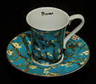 Vincent Van Gogh coffee cup and saucer : Almond Tree