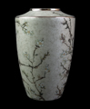 Vincent Van Gogh porcelain vase : Almond Tree (white), detail n°4