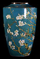 Vaso Vincent Van Gogh, en porcelana : Rama de almendro en flor, detalle n°3
