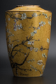 Vase Vincent Van Gogh en porcelaine dorée : Branche d'amandier (Or), détail n°2