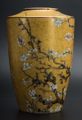 Vase Vincent Van Gogh en porcelaine dorée : Branche d'amandier (Or), détail n°4