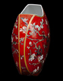 Vincent Van Gogh porcelain vase : Almond Tree (red), detail n°3