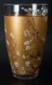Vincent Van Gogh glass vase : Almond Tree (Gold), detail n°5