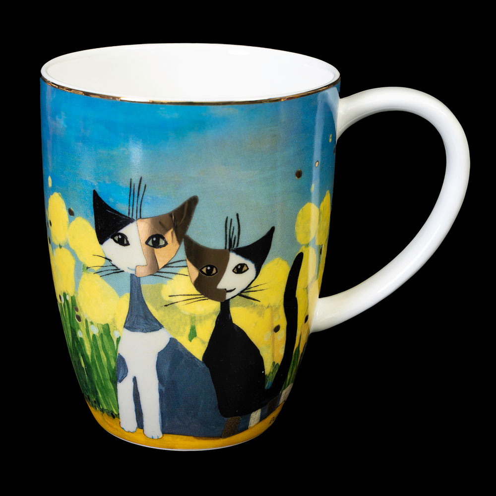 Mug Rosina Wachtmeister, en porcelana : Primavera, detalle n°1