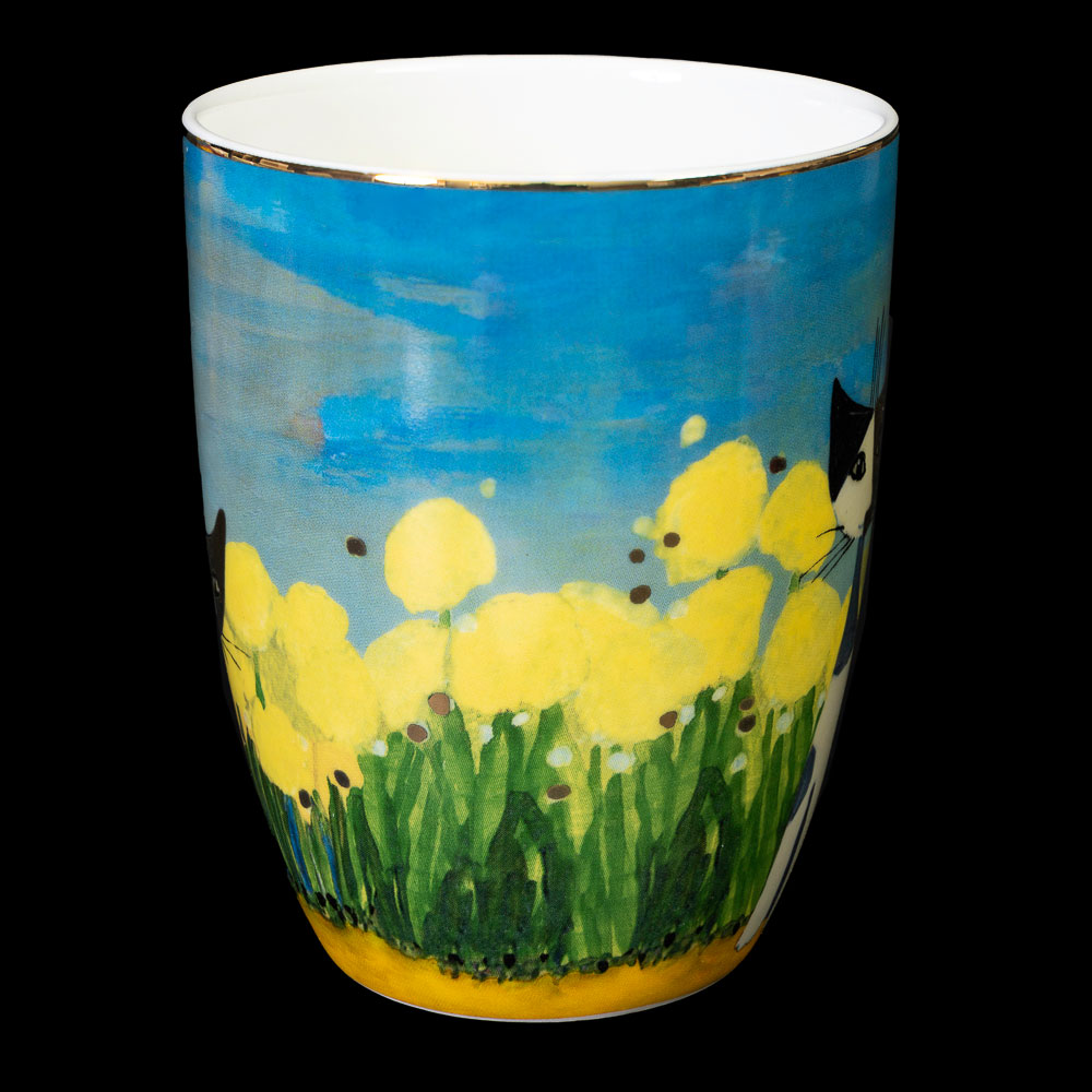 Mug Rosina Wachtmeister, en porcelana : Primavera, detalle n°4