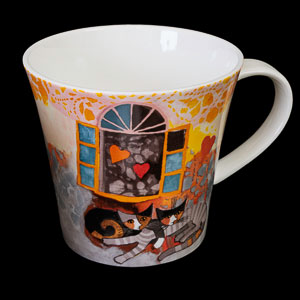 Rosina Wachtmeister porcelain cup : In love